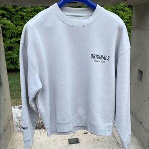 Brooklyn Cloth Light Gray Crewneck Sweater
